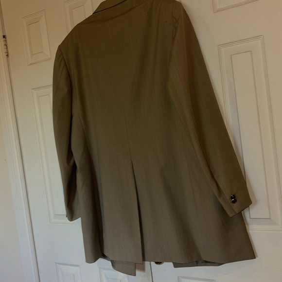 PAL Zileri luxury Camel Vintage style Made in Italy Wool Business Men suit Sz 58 - Picture 16 of 16